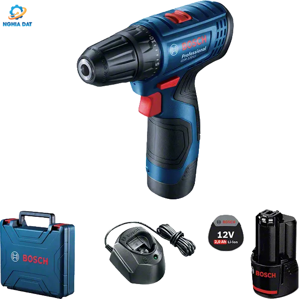 Máy khoan, vặn vít 12V GSR 120-LI GEN II (pin 2Ah) Bosch