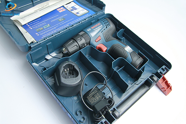 Máy khoan động lực dùng pin 12V GSB 120-LI GEN II (1 pin + sạc 3 chấu + phụ kiện) Bosch
