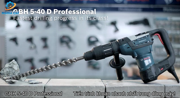 Máy khoan búa SDS max GBH 5-40 D Bosch