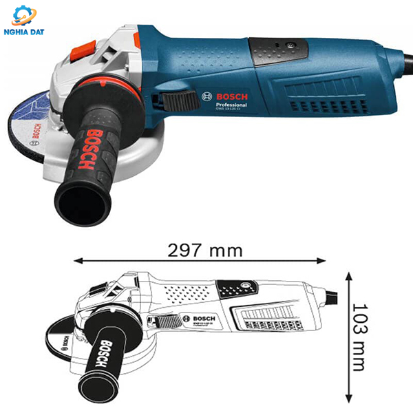 Máy mài góc GWS 13-125 CI Bosch