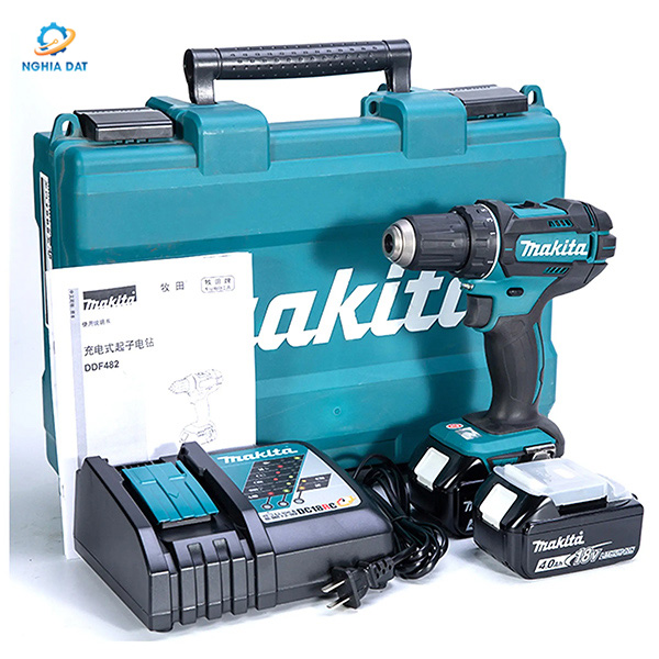 Máy khoan và vặn vít dùng pin(18v) MA-DDF482RFE Makita