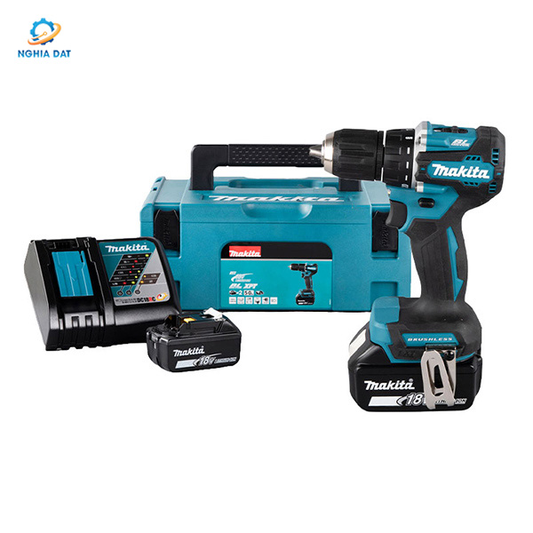 Máy khoan và vặn vít dùng pin(bl)(18v) MA-DDF487RFJ Makita