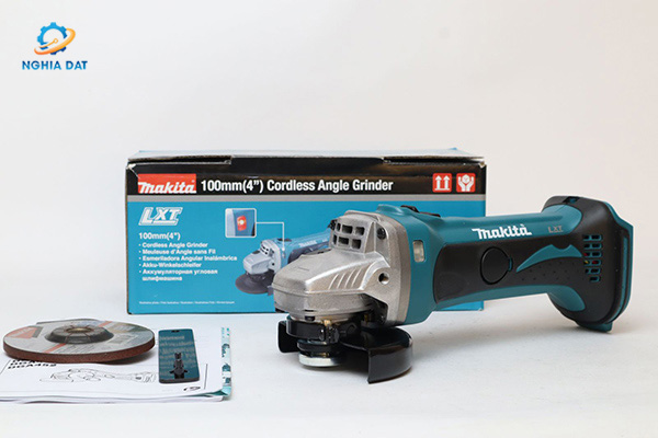 Máy mài góc dùng pin(100mm/công tắc trượt)(18v) MA-DGA402Z Makita