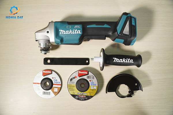 Máy mài góc dùng pin(100mm/công tắc bóp/bl)(18v) MA-DGA408ZX1 Makita