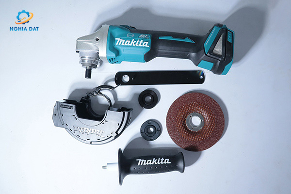 Máy mài góc dùng pin(125mm/công tắc trượt/bl)(18v) MA-DGA506Z Makita