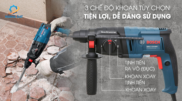 Máy khoan bê tông Bosch 3 chức năng có tốt không?