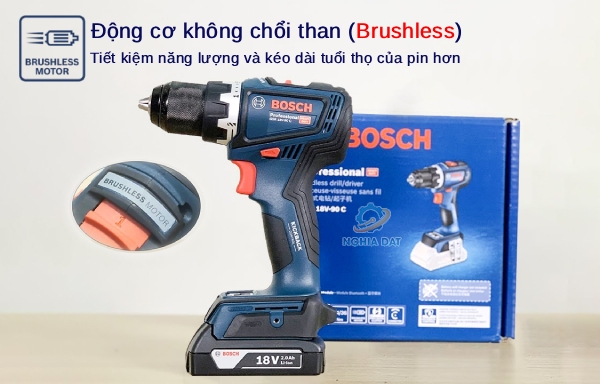 Top 5 máy khoan pin Bosch không chổi than được ưa chuộng