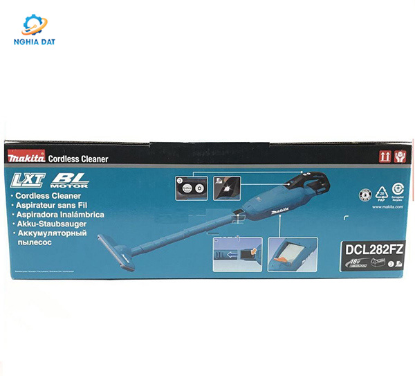 Máy hút bụi dùng pin(bl)(18v) MA-DCL282FZ Makita