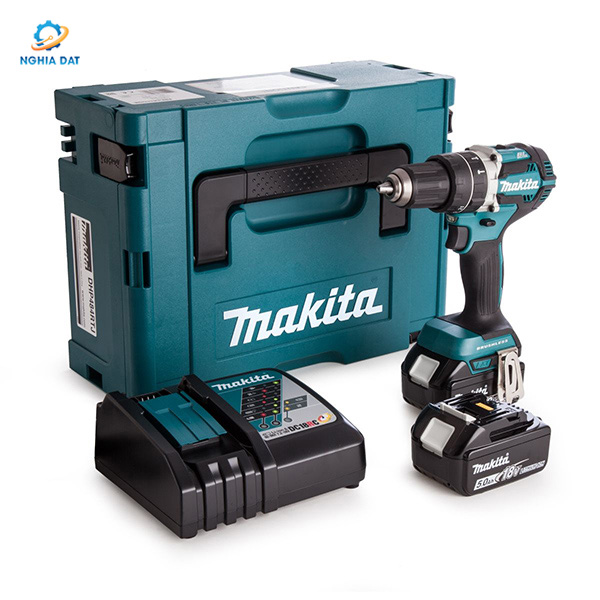 Máy khoan và vặn vít dùng pin(bl)(18v) MA-DDF483RTE Makita