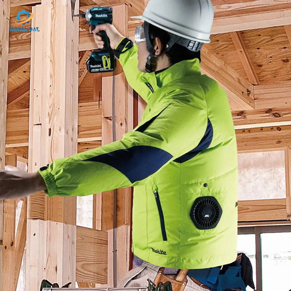 Áo khoác làm mát dùng pin size m(bl)(18v-12v max) MA-DFJ212ZM Makita