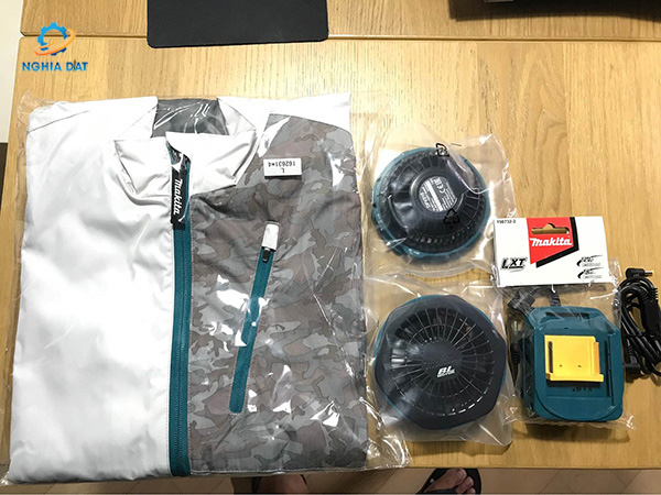 Áo khoác không tay làm mát dùng pin sizel(bl)(18v-12v max) MA-DFV210ZL Makita