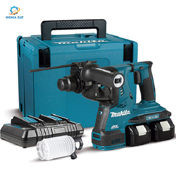 Máy khoan đa năng dùng pin(28mm/aws/bl)(18vx2) MA-DHR282PT2J Makita