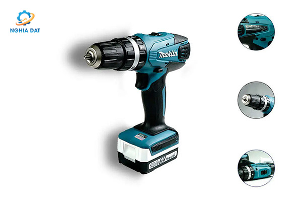 Máy khoan búa, vặn vít dùng pin(14.4v) MA-HP347DZ Makita