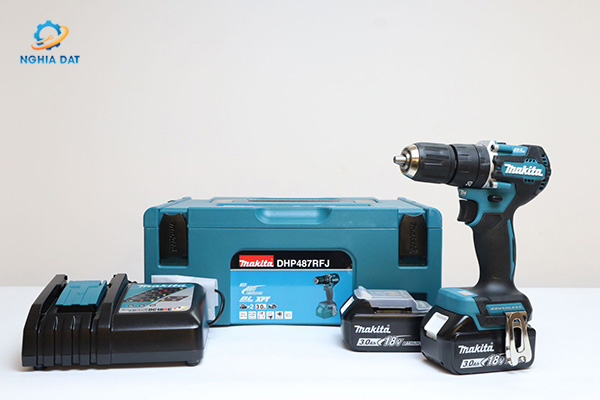 Máy khoan búa, vặn vít dùng pin(bl)(18v) MA-DHP487RFJ Makita