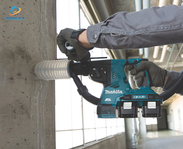 Máy khoan bê tông 3 chức năng dùng pin(18vx2) MA-DHR282Z Makita