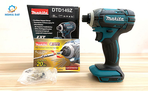 Máy vặn vít dùng pin(18v) MA-DTD149Z Makita