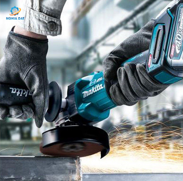 Máy mài góc dùng pin(100mm/công tắc trượt/bl)(40v max) MA-GA003GM201 Makita