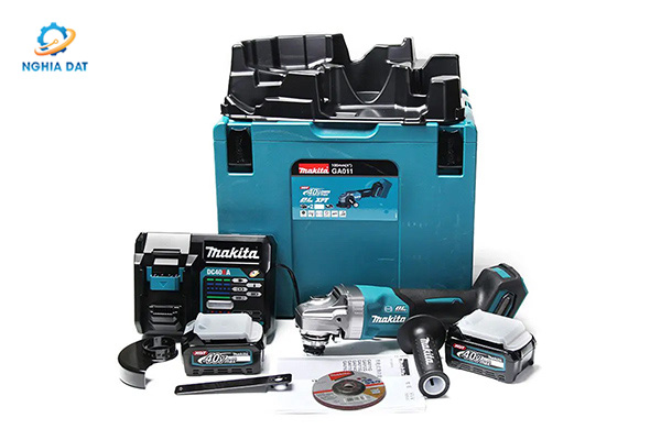 Máy mài góc dùng pin(100mm/công tắc bóp/bl)(40v max) MA-GA011GM201 Makita