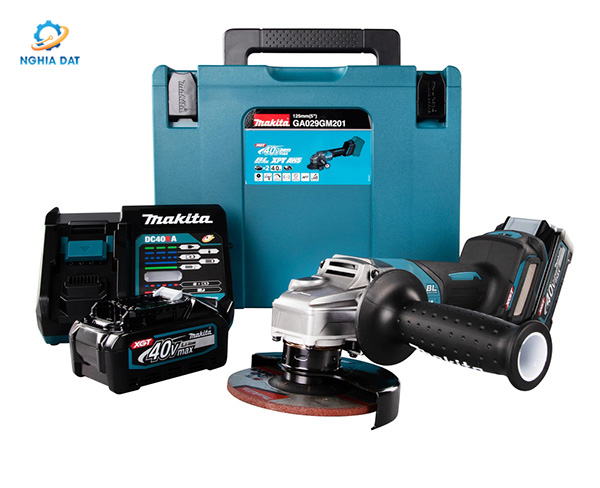 Máy mài góc dùng pin(125mm/công tắc bóp/aws/bl)(40v max) MA-GA029GM201 Makita