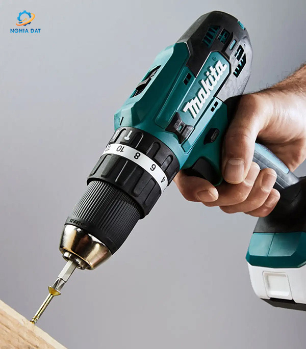 Máy khoan búa, vặn vít dùng pin(18v)(bl1815g*2+dc18wb)(18v) MA-HP488D002 Makita