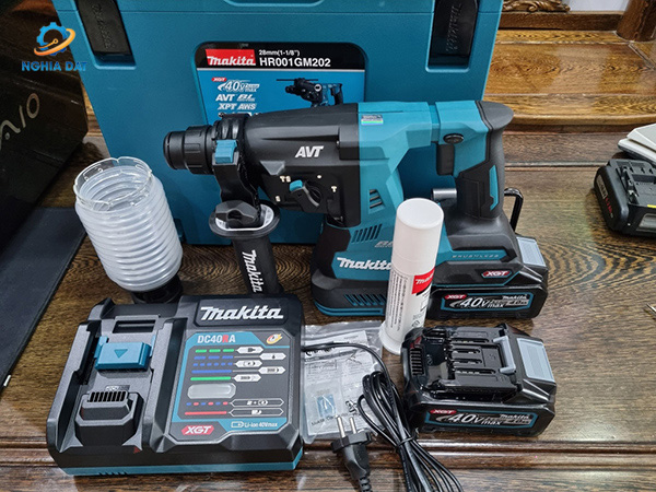 Máy khoan bê tông 3 chức năng dùng pin(40v max) MA-HR001GM202 Makita