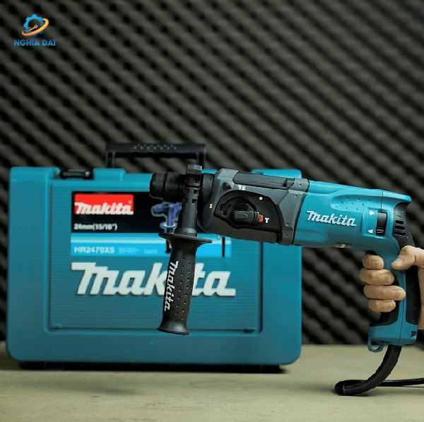 Máy khoan bê tông 3 chức năng(chuôi gài sds-plus//24mm) MA-HR2470X5 Makita