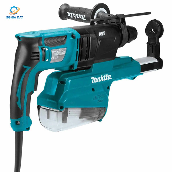 Máy khoan bê tông 3 chức năng với hệ thống hút bụi(chuôi gài sds-plus/26mm) MA-HR2653 Makita