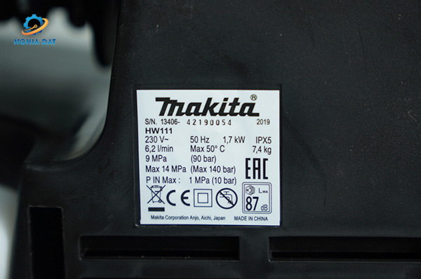 Máy xịt rửa áp lực cao MA-HW111 Makita