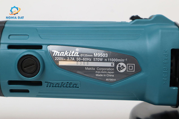 Máy mài góc(125mm/570w/công tắc trượt) MA-M9503B Makita
