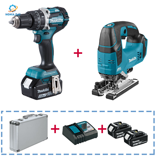 Bộ sản phẩm(dhp484＋djv182)(18v) MA-DLX2202TX1 Makita