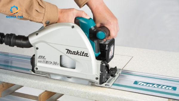 Máy cưa đĩa cắt sâu dùng pin(165mm/aws/bl)(18vx2) MA-DSP601ZU Makita