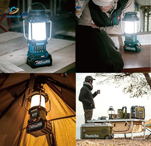 Radio kết hợp đèn lồng dùng pin(40v max) MA-MR010GZ Makita