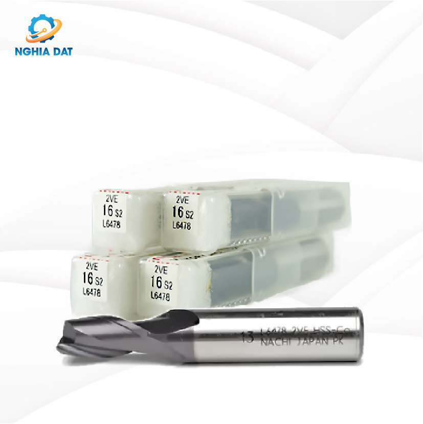 Dao phay ngón VICTORY phủ TiALN 2ME M15.5 2VE15.5 L6478 Nachi