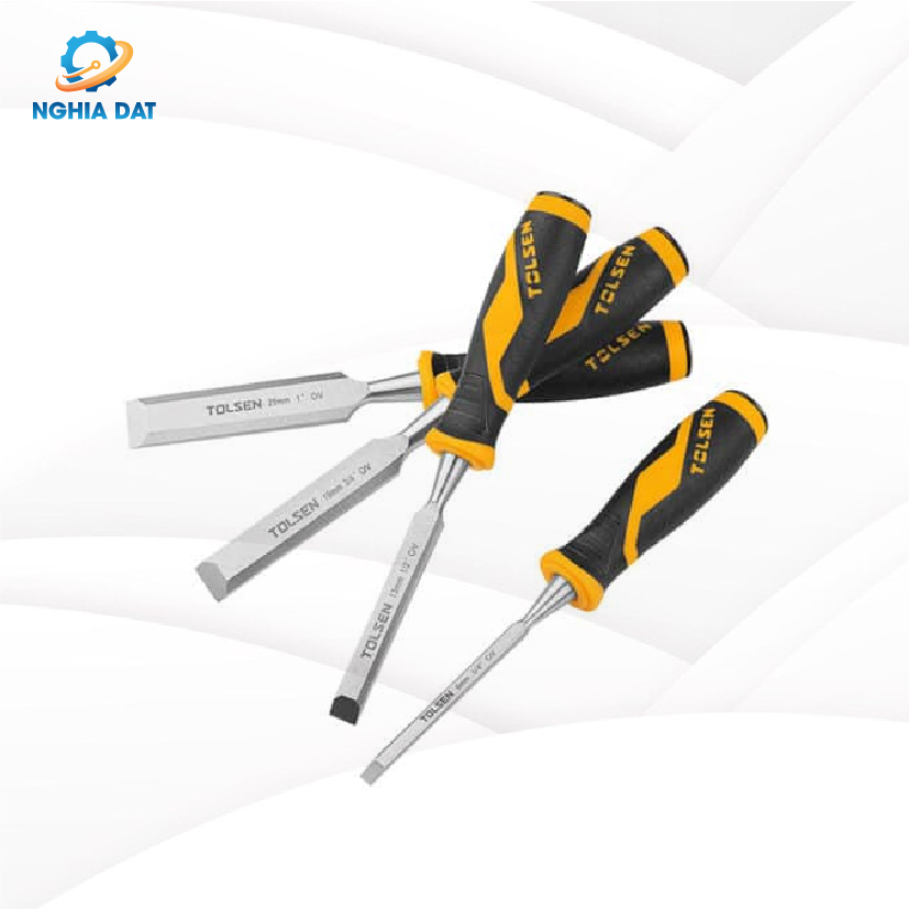 Bộ đục cán nhựa 3 chi tiết 25384 Tolsen