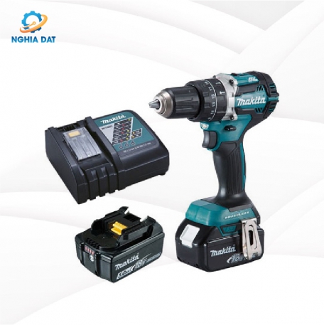 Máy khoan và vặn vít dùng pin(bl)(18v) MA-DDF483RTE Makita