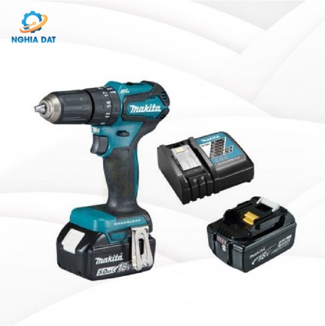Máy khoan búa, vặn vít dùng pin(bl)(18v) MA-DHP483RTE Makita