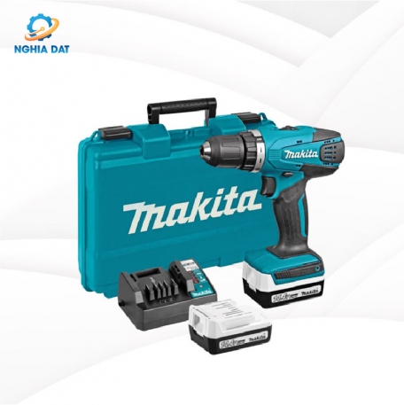 Máy khoan và vặn vít dùng pin(bl1415g*2+dc18wb)(14.4v) MA-DF347D001 Makita