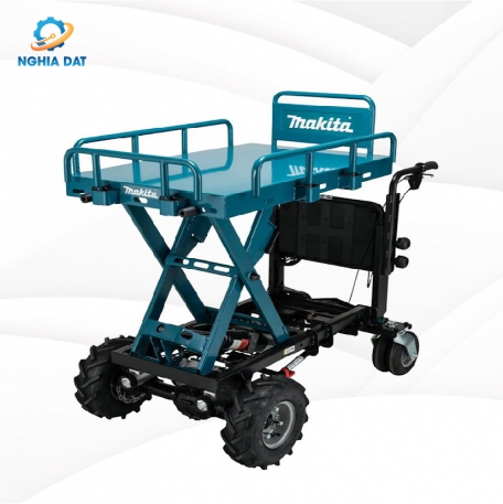 Xe vận chuyển hàng hóa dùng pin(dạng khung đế bằng/tự động nâng hạ/bl)(18vx2) MA-DCU601Z Makita