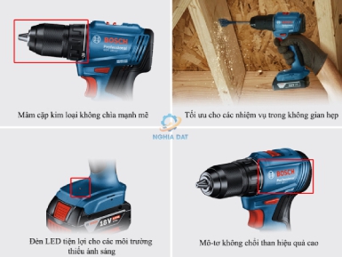 Máy khoan Bosch có ưu điểm gì? Mua ở đâu chính hãng, giá tốt