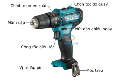 Hướng dẫn sử dụng máy khoan pin Makita chi tiết từ A-Z