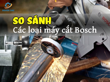 Máy cắt Bosch mini, cầm tay, để bàn khác nhau như thế nào?