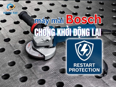 Máy mài góc Bosch chống khởi động lại an toàn