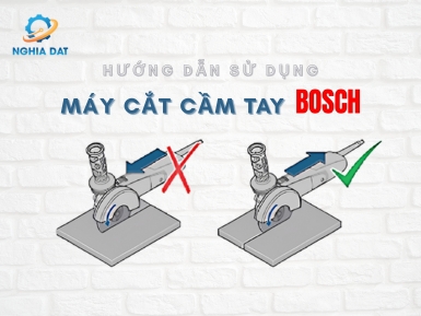 Hướng dẫn sử dụng máy cắt cầm tay Bosch an toàn