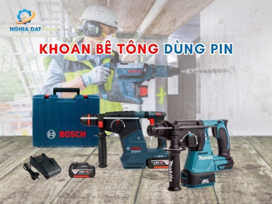 Máy khoan bê tông dùng pin có tốt không